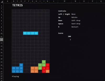 Tetris workbook